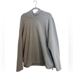 Rhone Light Gray Pullover‎ Hooded Athletic Sweatshirt XXL